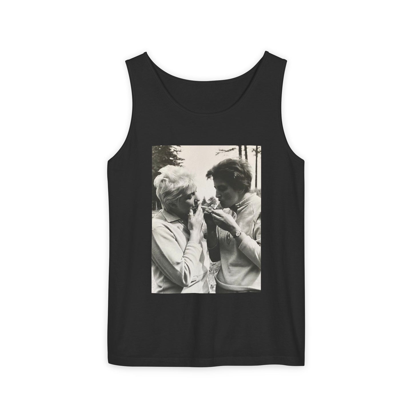 Vintage Print Garment-Dyed Tank Top