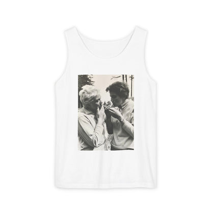Vintage Print Garment-Dyed Tank Top